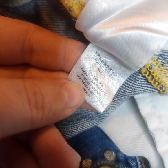 Free People We The Free Distressed Ripped Blue Jeans Light Wash Womens Size 26 - Picture 9 of 10